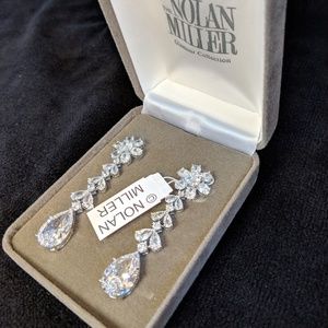 Nolan Miller Crystal Drop Earrings
